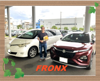 赤色のフロンクス納車しました